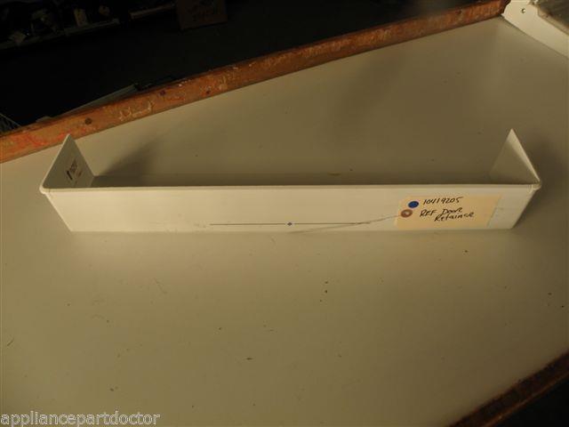AMANA MAYTAG REFRIGERATOR 10419205 DOOR RETAINER USED PART ASSEMBLY AMANA MAYTAG REFRIGERATOR 10419205 DOOR RETAINER USED PART ASSEMBLY